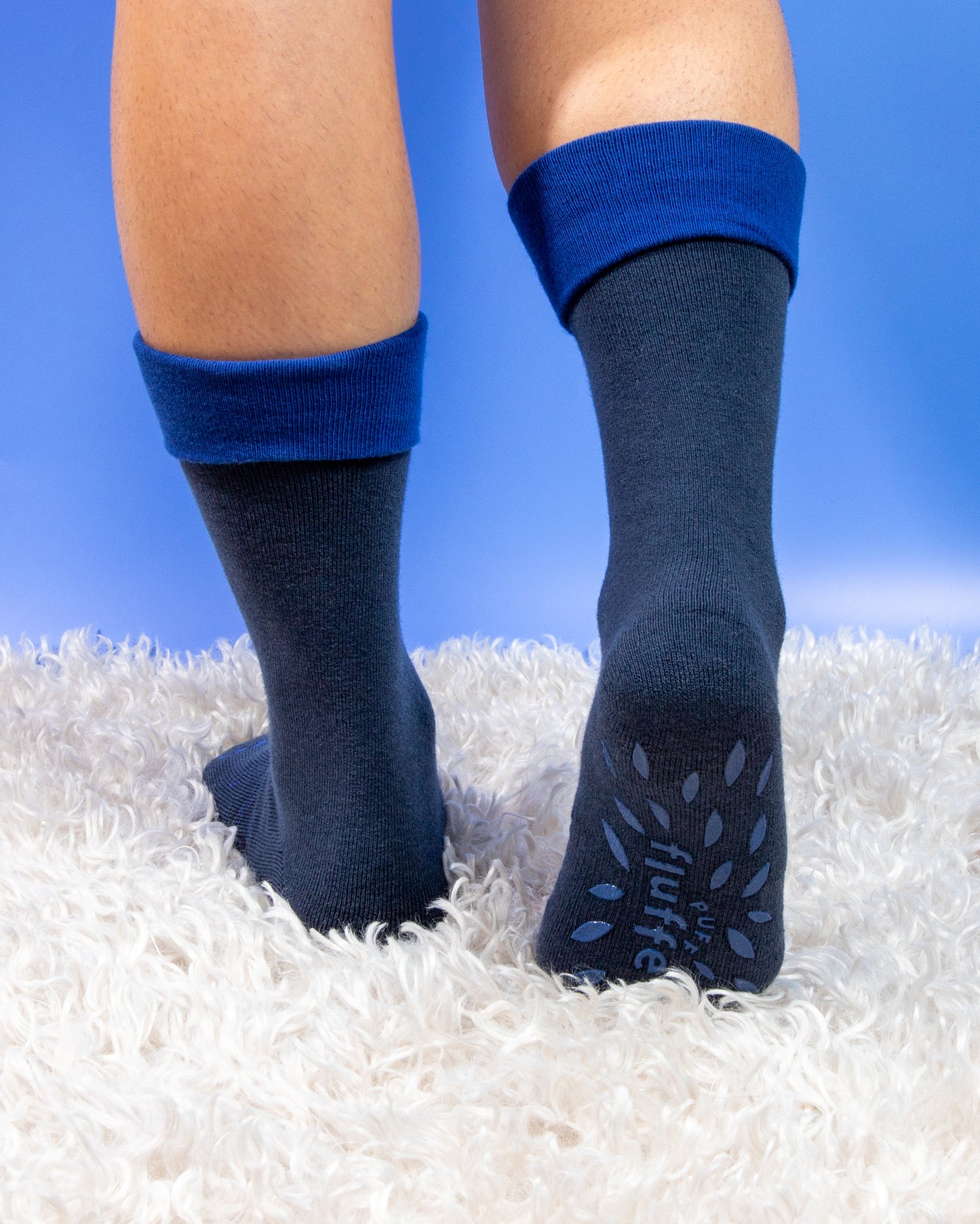 Blueberry Pie Cloud-Soft Merino Lounge Socks