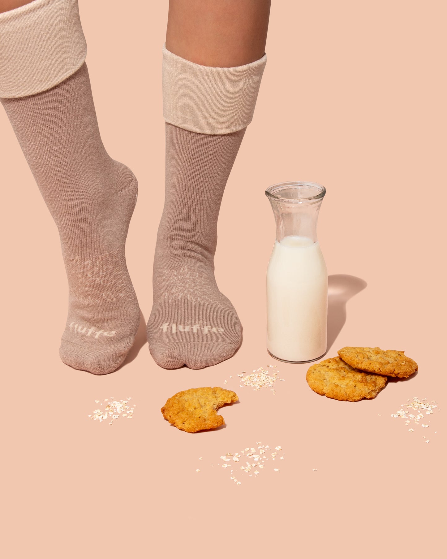 oatmilk cloud-soft merino lounge socks