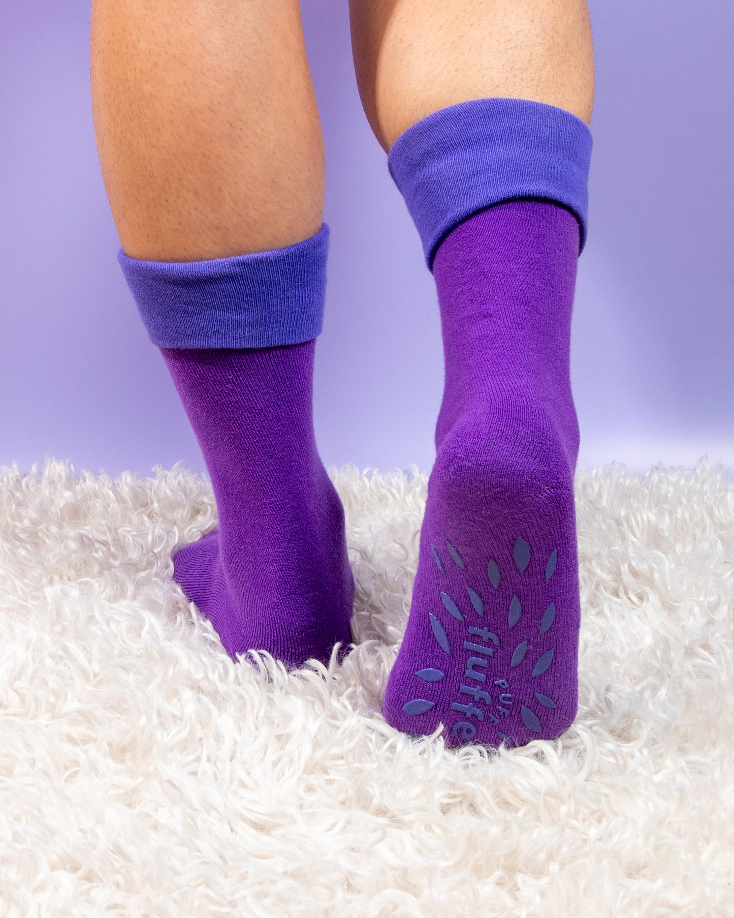 Plum Jam Cloud-Soft Merino Lounge Socks