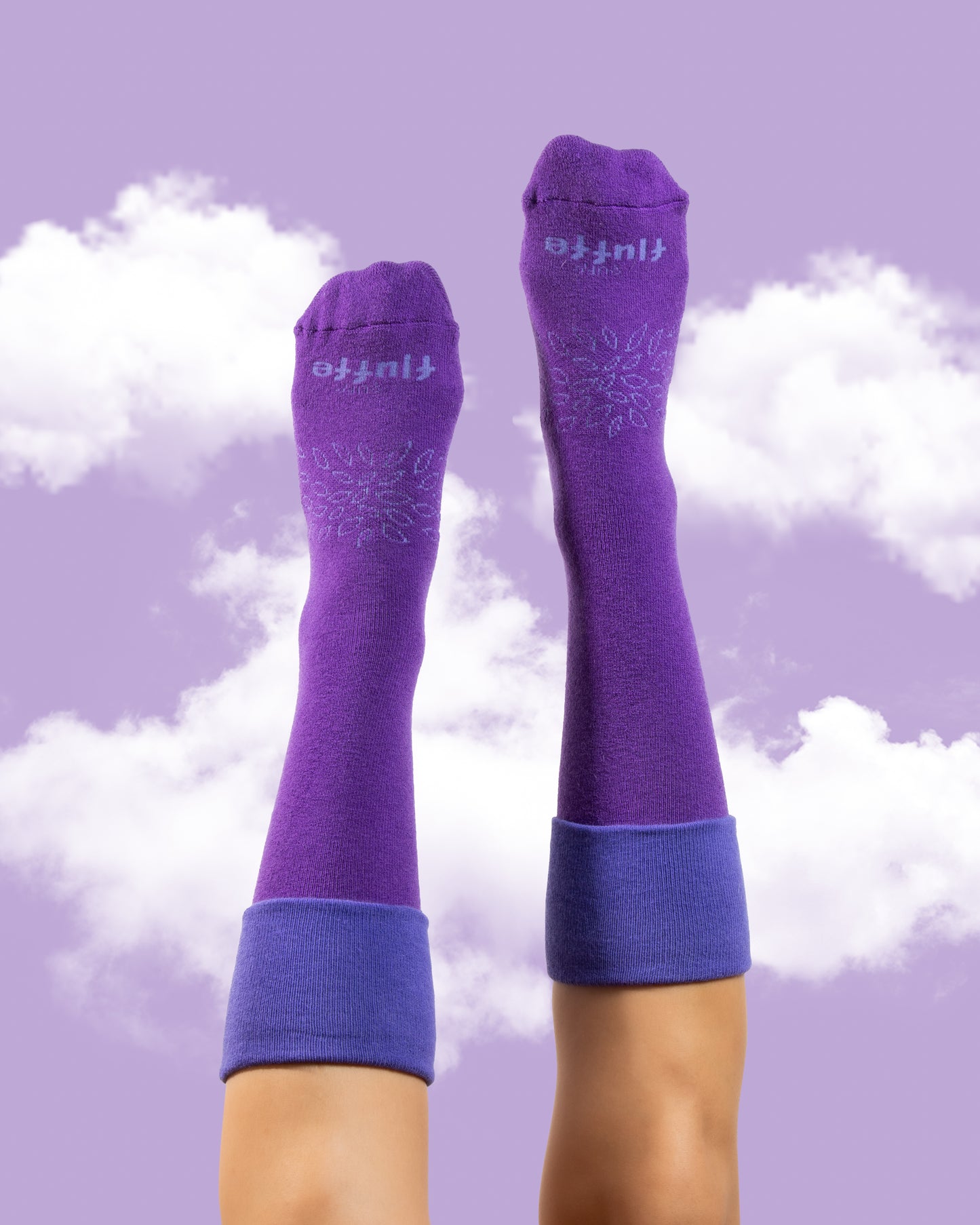 Plum Jam Cloud-Soft Merino Lounge Socks